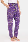 Rosaline Mystic Town Knit Cotton Pyjama (Pack of 2) - Purple Orange — thumbnail 8